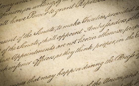 Detail of the Appointments Clause in the U.S. Constitution (Wikimedia Commons/U.S. National Archives and Records Administration)